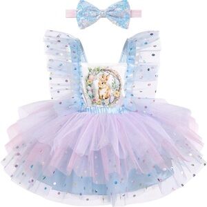 Easter Princess Dress with Headband